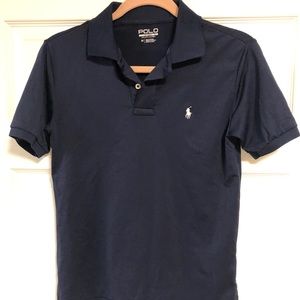 Boys Ralph Lauren Navy Polo Shirt